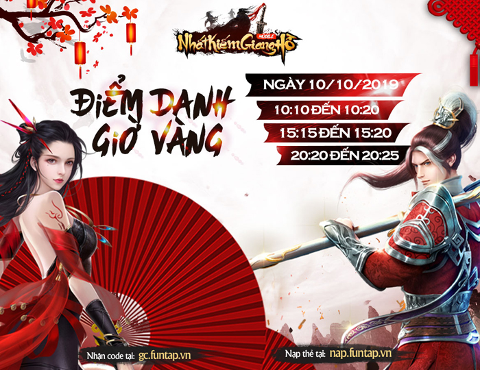 Mừng sinh nhật 1 tuổi Nhất Kiếm Giang Hồ bèn tung chuỗi sự kiện siêu hấp dẫn 1 Mừng sinh nhật 1 tuổi Nhất Kiếm Giang Hồ bèn tung chuỗi sự kiện siêu hấp dẫn 1