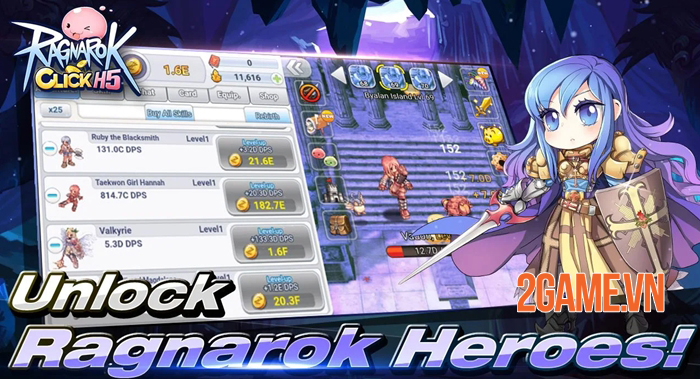 RO: Click H5 - Game nhập vai idle tuyệt đỉnh với lối chơi đơn giản và vui nhộn 3 RO: Click H5 - Game nhập vai idle tuyệt đỉnh với lối chơi đơn giản và vui nhộn 3