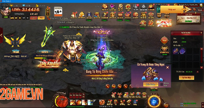 Cửu Thiên 3 cho thấy chất lượng vượt trội so với tiêu chuẩn của webgame 1 Cửu Thiên 3 cho thấy chất lượng vượt trội so với tiêu chuẩn của webgame 1
