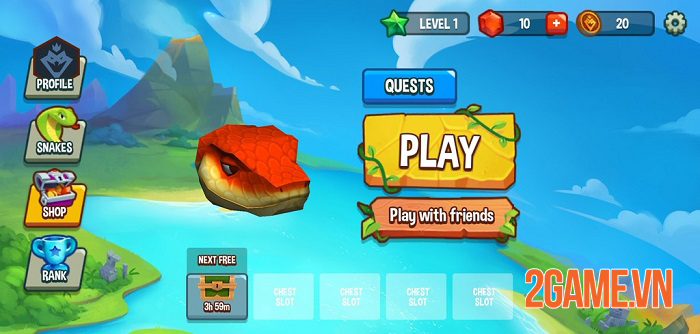 Snake Rivals - Game rắn ăn mồi kết hợp sinh tồn có nhiều chế độ chơi thú vị 0 Snake Rivals - Game rắn ăn mồi kết hợp sinh tồn có nhiều chế độ chơi thú vị 0
