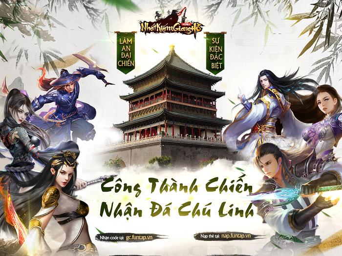 Nhất Kiếm Giang Hồ thách thức các Bang hội với Big Update Công Thành Chiến 1vs4 4 Nhất Kiếm Giang Hồ thách thức các Bang hội với Big Update Công Thành Chiến 1vs4 4