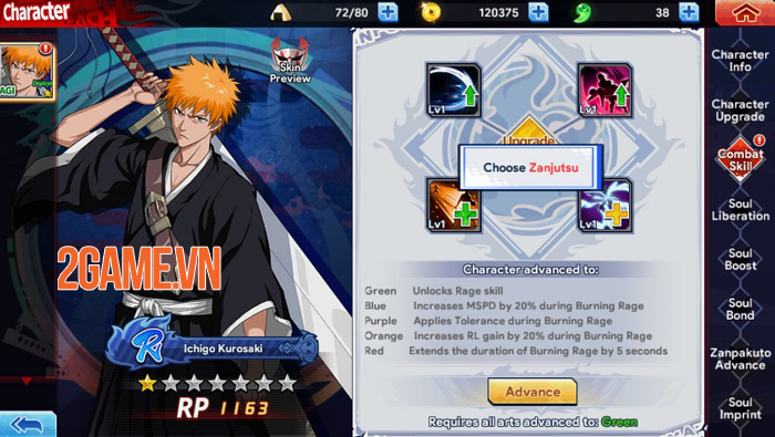 Tận hưởng cảm giác chặt chém đã tay và combo đẹp mắt với Bleach: Soul Bankai 4 Tận hưởng cảm giác chặt chém đã tay và combo đẹp mắt với Bleach: Soul Bankai 4