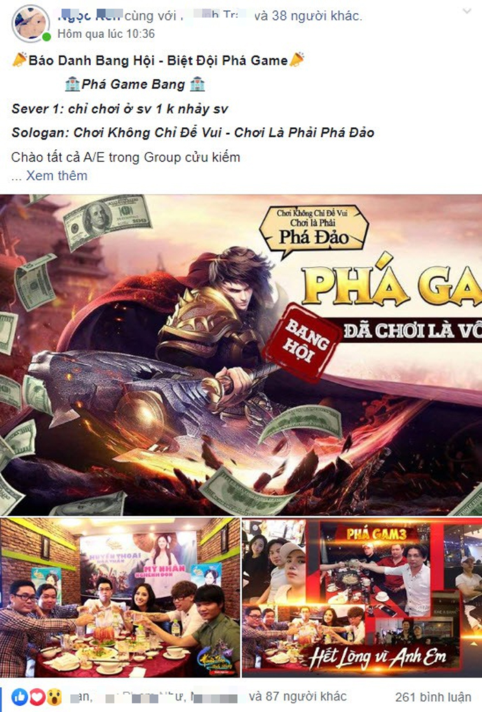 Để thành công như Cửu Kiếm 3D là cả quá trình nỗ lực của NPH SohaGame 5 Để thành công như Cửu Kiếm 3D là cả quá trình nỗ lực của NPH SohaGame 5