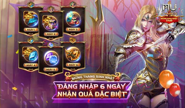 MU Awaken VNG mở đại tiệc mừng sinh nhật 1 tuổi 1 MU Awaken VNG mở đại tiệc mừng sinh nhật 1 tuổi 1