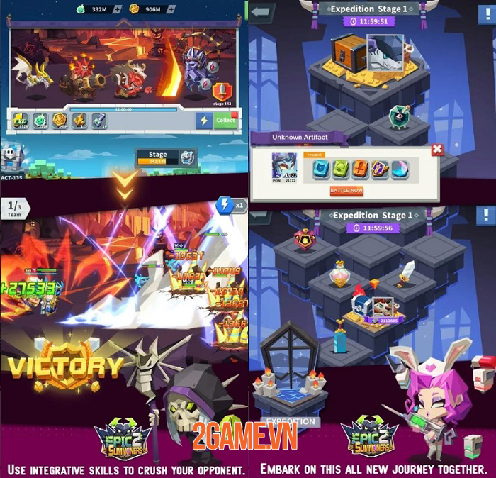 Epic summoners 2 mang đến những trải nghiệm hoàn toàn mới so với bản trước 1 Epic summoners 2 mang đến những trải nghiệm hoàn toàn mới so với bản trước 1