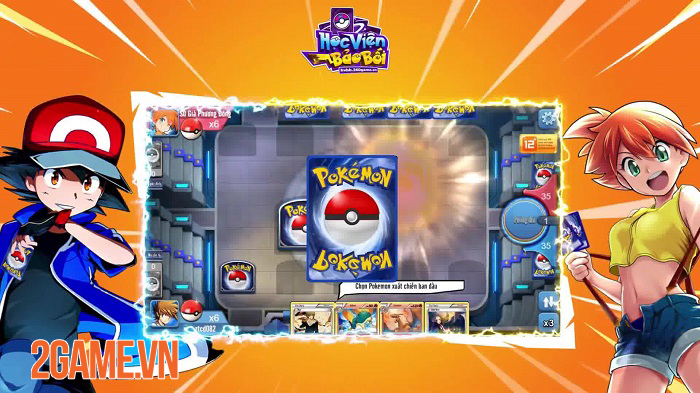 Game đấu bài Pokemon Học Viện Bảo Bối Game đấu bài Pokemon Học Viện Bảo Bối
