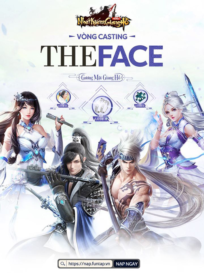 Cộng đồng Nhất Kiếm Giang Hồ nô nức tham gia cuộc thi The Face Nhất Kiếm 0 Cộng đồng Nhất Kiếm Giang Hồ nô nức tham gia cuộc thi The Face Nhất Kiếm 0
