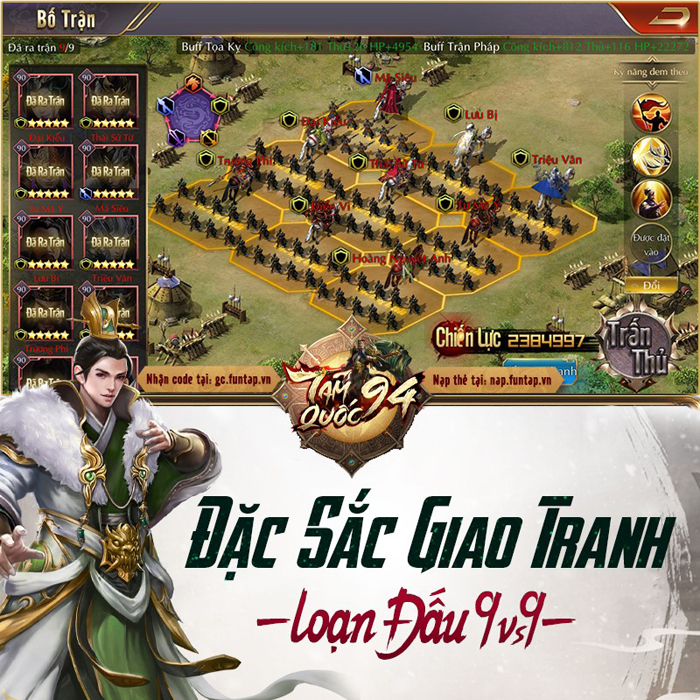 Tặng 555 giftcode game Tam Quốc 94 2 Tặng 555 giftcode game Tam Quốc 94 2