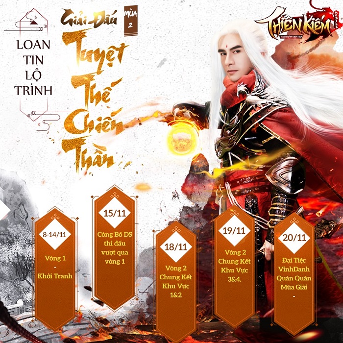 Choáng với cơ cấu giải thưởng “hủy diệt” game Thiên Kiếm Mobile mùa 2 0 Choáng với cơ cấu giải thưởng “hủy diệt” game Thiên Kiếm Mobile mùa 2 0