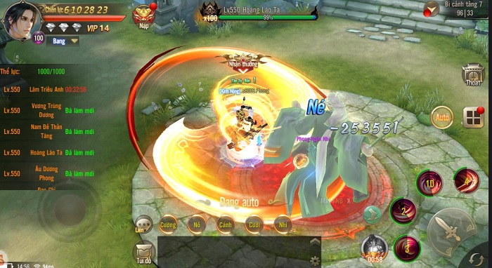 Môn phái Dương Gia trong Tuyệt Thế Võ Lâm Mobile có khả năng chịu đòn đỉnh nhất 2 Môn phái Dương Gia trong Tuyệt Thế Võ Lâm Mobile có khả năng chịu đòn đỉnh nhất 2