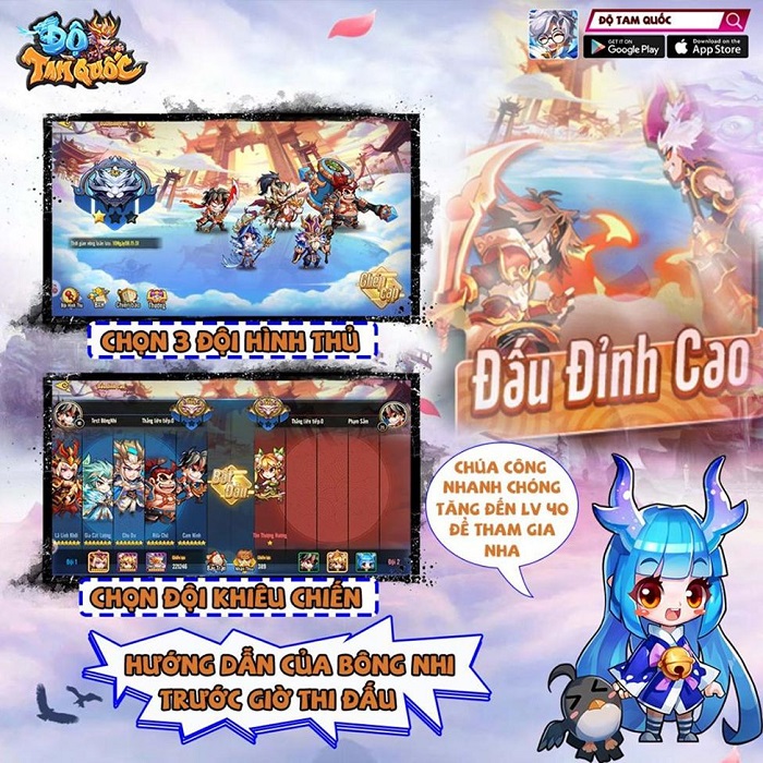 Độ Tam Quốc Mobile khai mở giải đấu Đua Top Đỉnh Cao 2 Độ Tam Quốc Mobile khai mở giải đấu Đua Top Đỉnh Cao 2