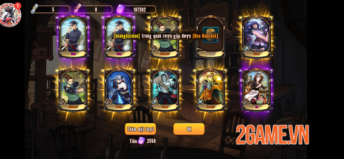Game thủ Nhẫn Giả Haki thoả sức sáng tạo nên những đội hình Game thủ Nhẫn Giả Haki thoả sức sáng tạo nên những đội hình