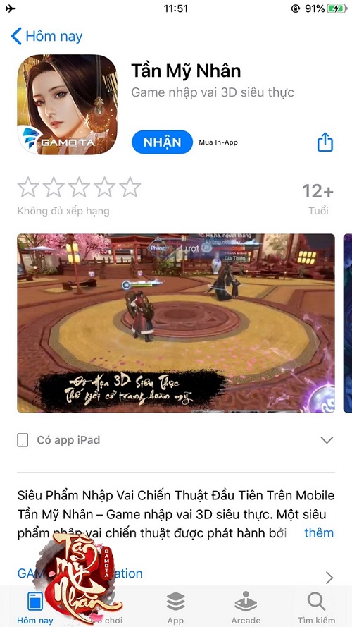 Tần Mỹ Nhân Gamota lọt top game thịnh hành trên Google Play dù chưa ra mắt 3 Tần Mỹ Nhân Gamota lọt top game thịnh hành trên Google Play dù chưa ra mắt 3