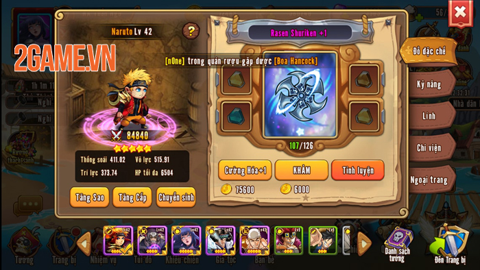 Nhẫn Giả Haki Mobile chính là tâm huyết của những người làm game Việt yêu thích Manga 3 Nhẫn Giả Haki Mobile chính là tâm huyết của những người làm game Việt yêu thích Manga 3