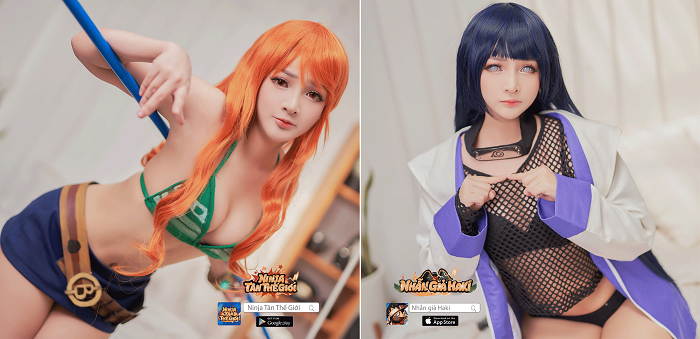 Bộ ảnh cosplay nóng bỏng của game Nhẫn Giả Haki khiến anh em Bộ ảnh cosplay nóng bỏng của game Nhẫn Giả Haki khiến anh em