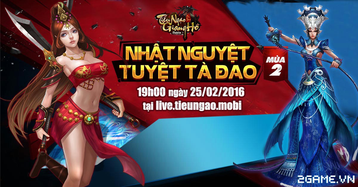 Tặng 200 giftcode game Tiếu Ngạo Giang Hồ Mobile 2