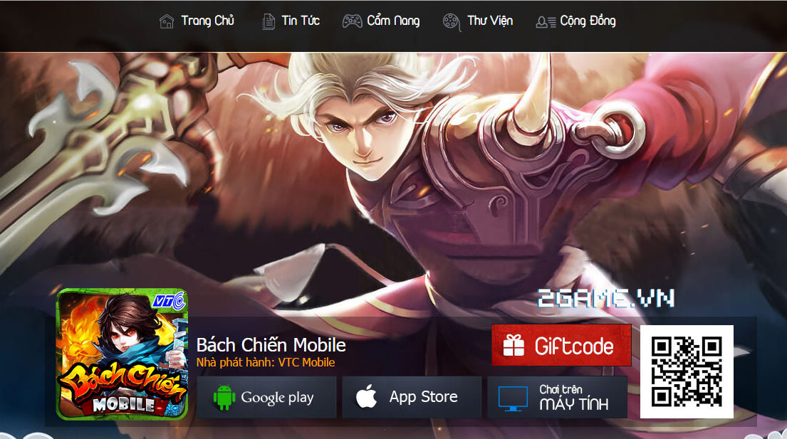 Bách Chiến Vô Song mobile tặng giftcode cho game thủ 2Game 1