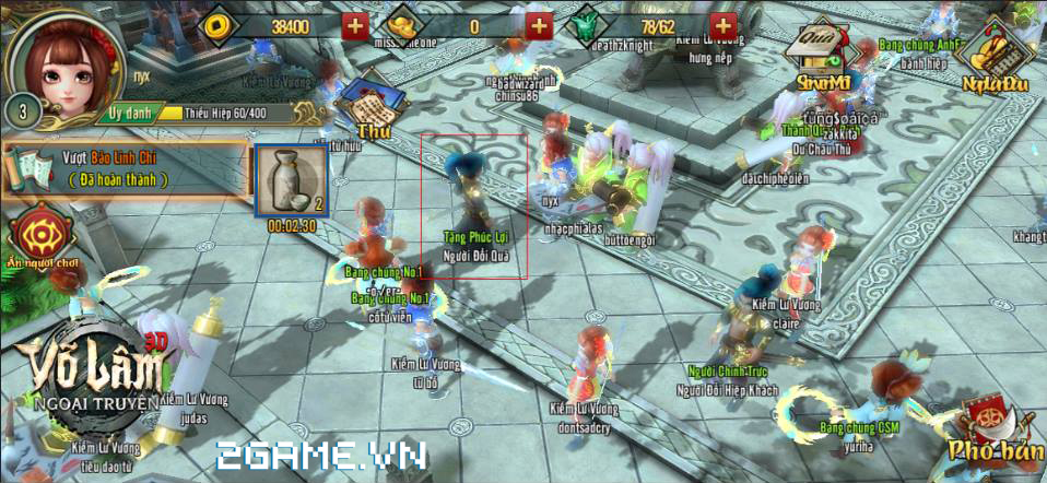 Võ Lâm Ngoại Truyện mobile tặng Giftcode cho game thủ 2Game 2