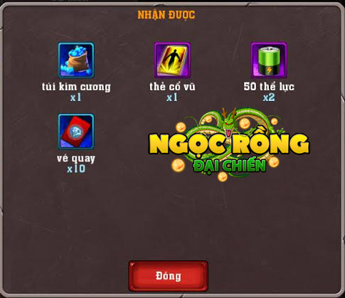 Tặng 510 giftcode game Ngọc Rồng Đại Chiến 3