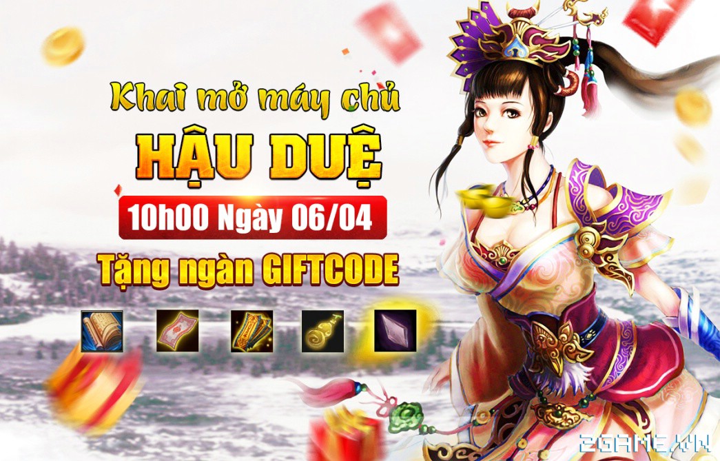 Tặng 310 giftcode game Kiếm Tiếu Giang Hồ 2