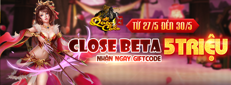Tặng 105 giftcode game Quốc Chiến Truyền Kỳ