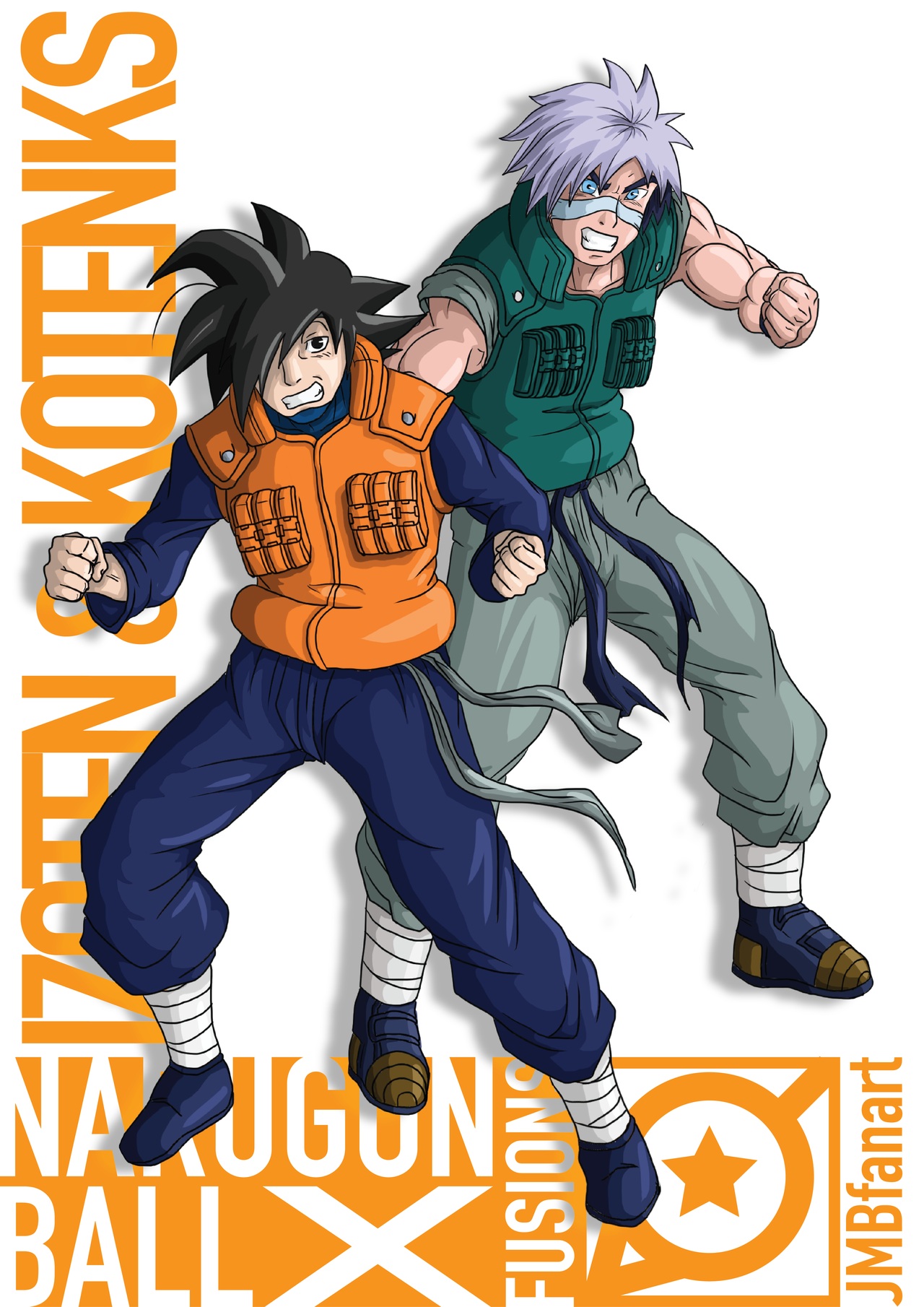 Manga GO - Kinh ngạc với bộ ảnh các nhân vật Dragon Ball hợp thể với Naruto 14