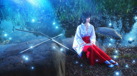 Bộ ảnh Cosplay Kikyo lung linh huyền ảo Bộ ảnh Cosplay Kikyo lung linh huyền ảo