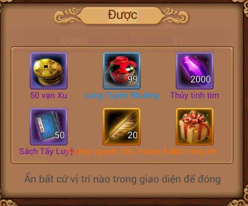 Tặng 210 giftcode game Tiếu Ngạo Giang Hồ Mobile 3
