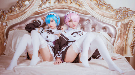 Bộ Cosplay cặp đôi trong Re:Zero chất nhất Bộ Cosplay cặp đôi trong Re:Zero chất nhất