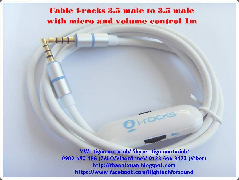 Cable I-rocks male to male with micro and volume control 1m.jpg