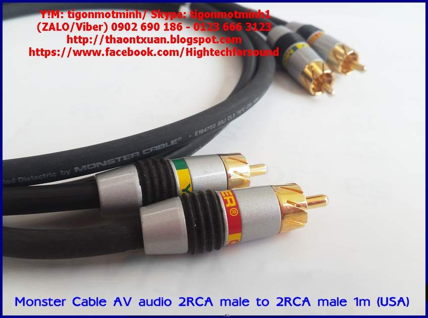 3. Monster Cable AV audio 2RCA male to 2RCA male 1m.jpg