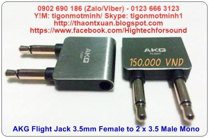 Flight Jack 3.5mm Female to 2 x 3.5 Male Mono AKG.jpg