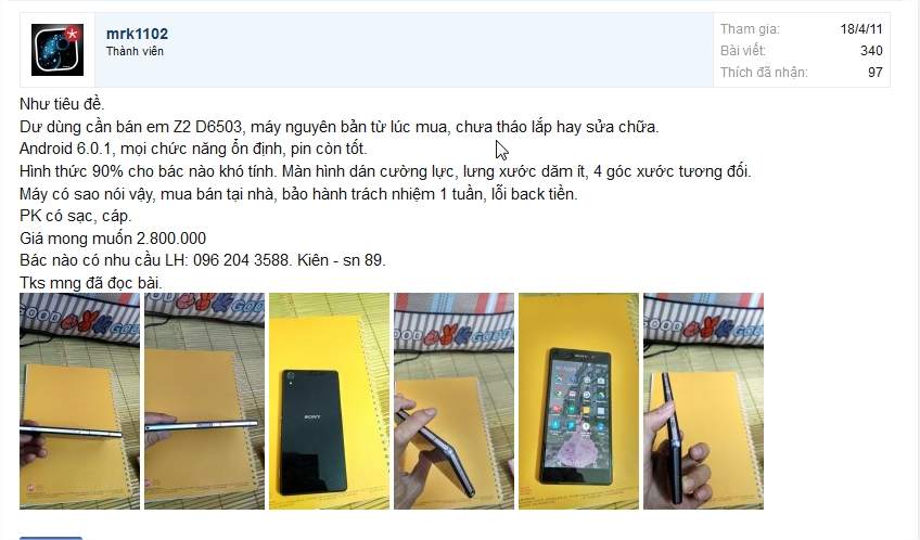 Bán Z2 D6503 den - 2800000  Nht to - Mozilla Firefox.jpg