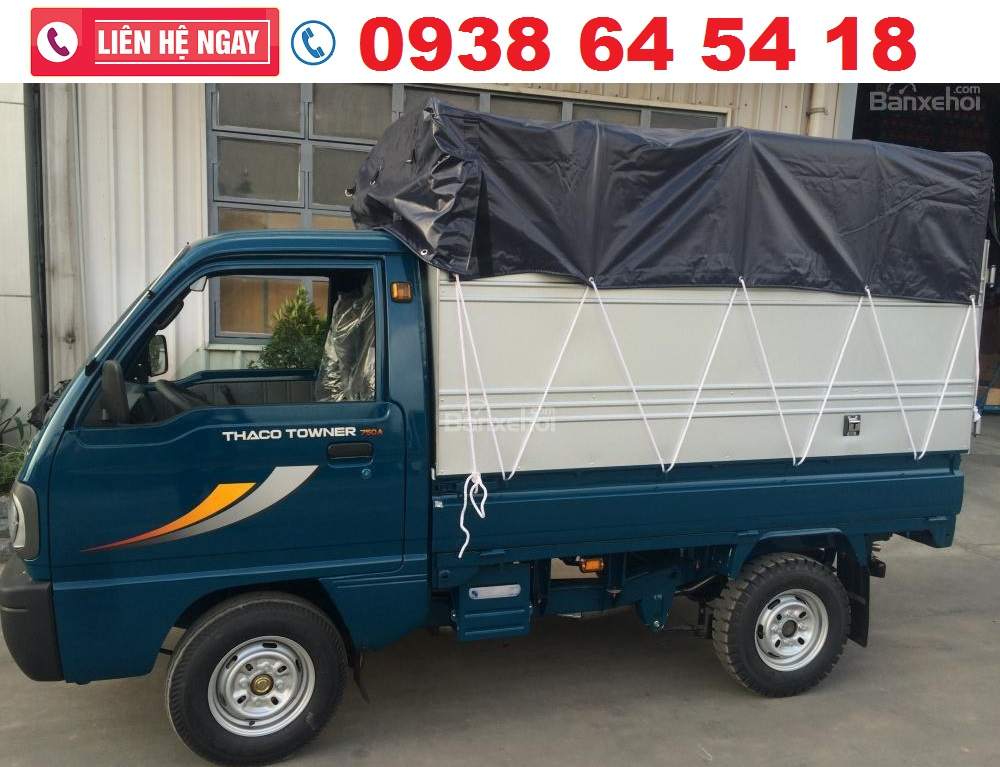 Xe bán hàng lưu động Thaco Towner 990 kg  Thùng cánh dơi