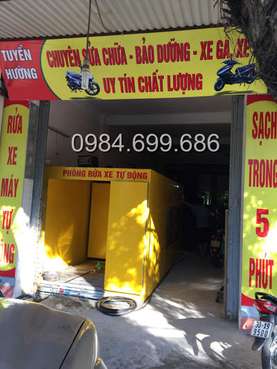 Hệ thống rửa xe máy tự động Sato thanh ha 1.jpg