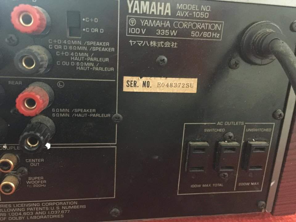 Amply YAMAHA AVX-1050 nội địa Nhật