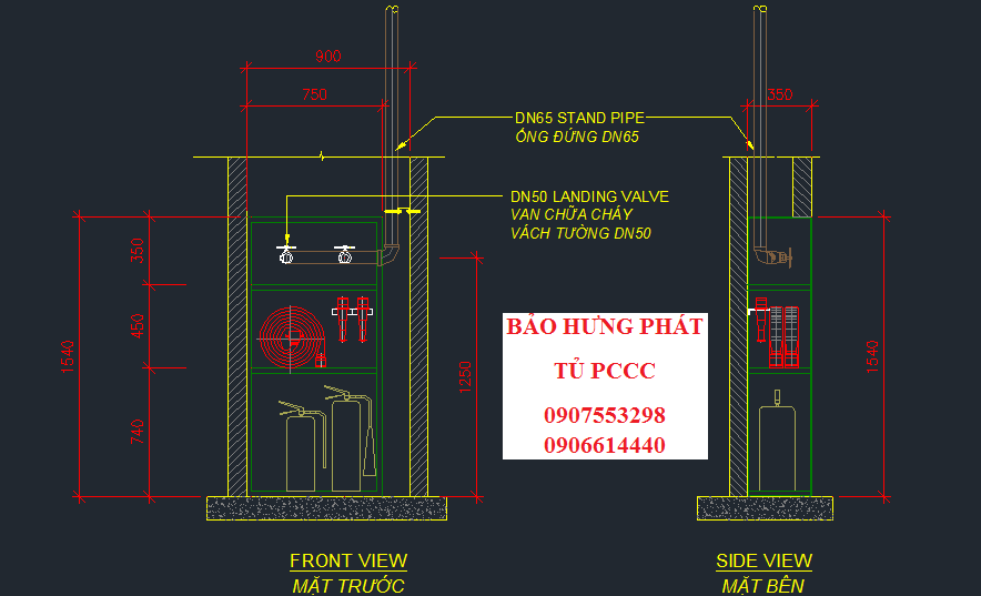 hệ thống chữa cháy vách tường là gì - tủ chữa cháy vách tường trong nhà.png