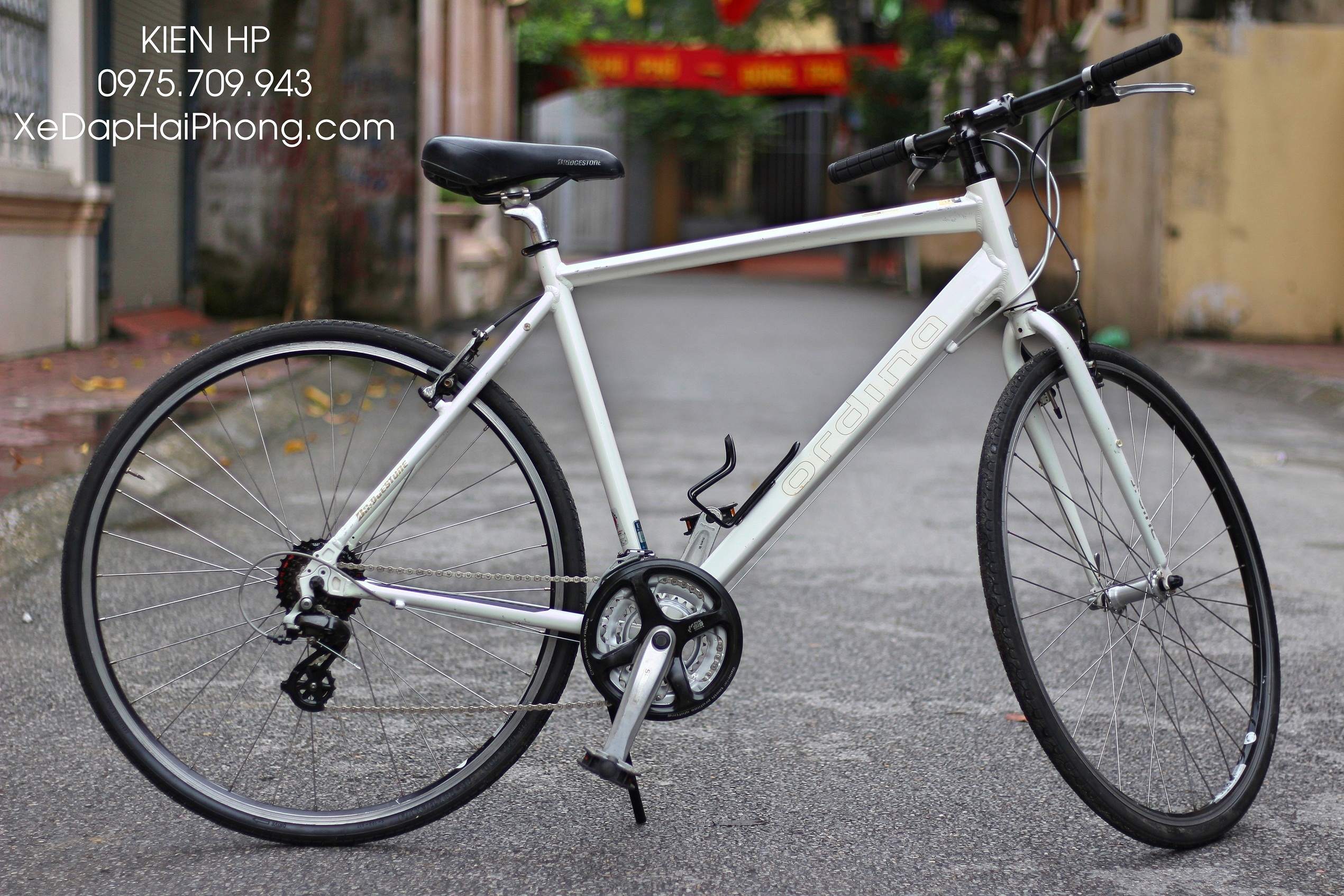 Xe đạp Touring nhật bãi ORDINA màu trắng (90%) - 5.200.000đ | Nhật tảo