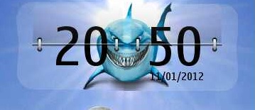 Digital clock black font shark Dong.ho.9.jpg