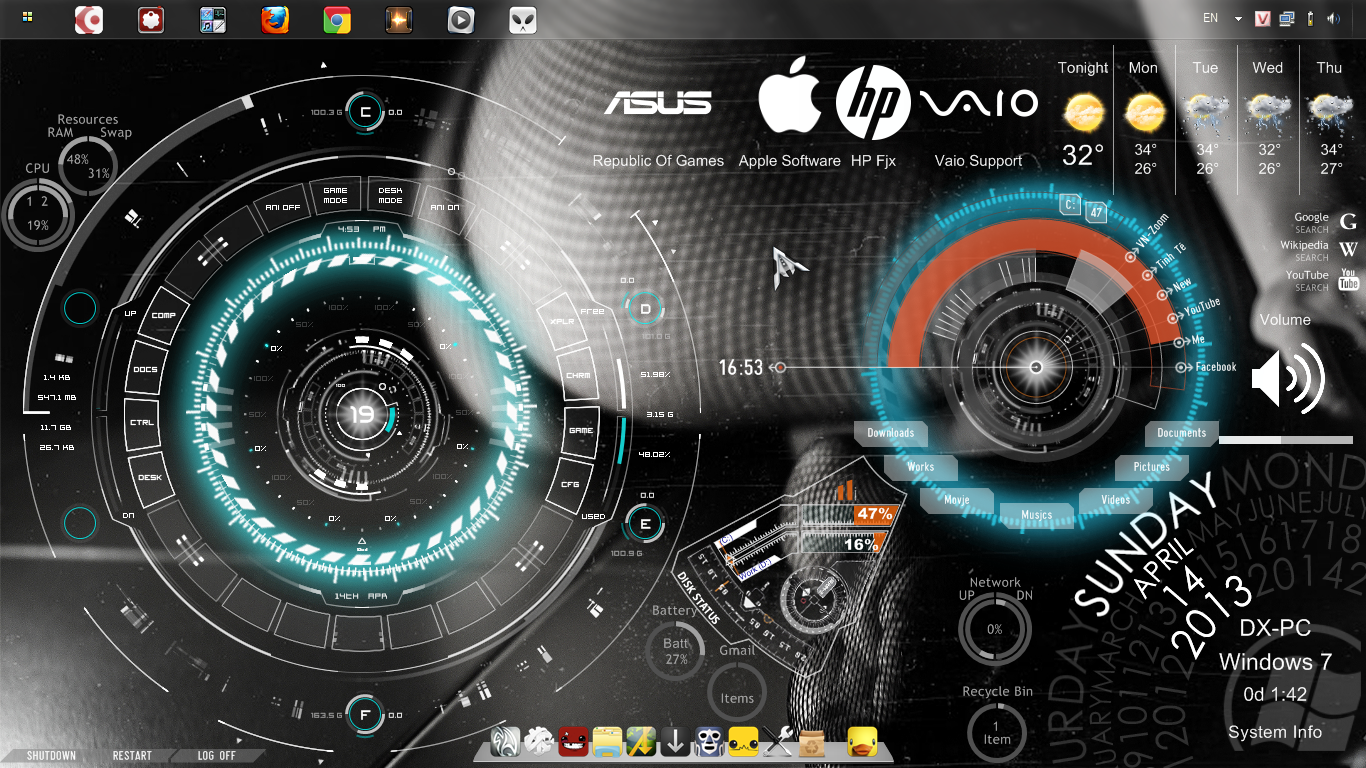 jarvis theme for windows 7