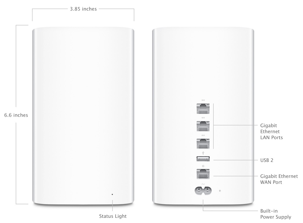 Apple làm mới router Airport Extreme và Time Capsule: lên đời Wi-Fi  , thiết kế mới