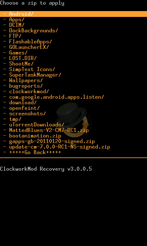 Установка clockworkmod recovery на наш планшет