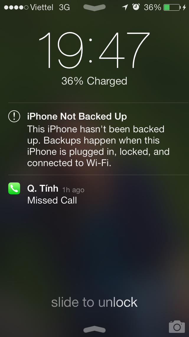 Iphone not backed up что это