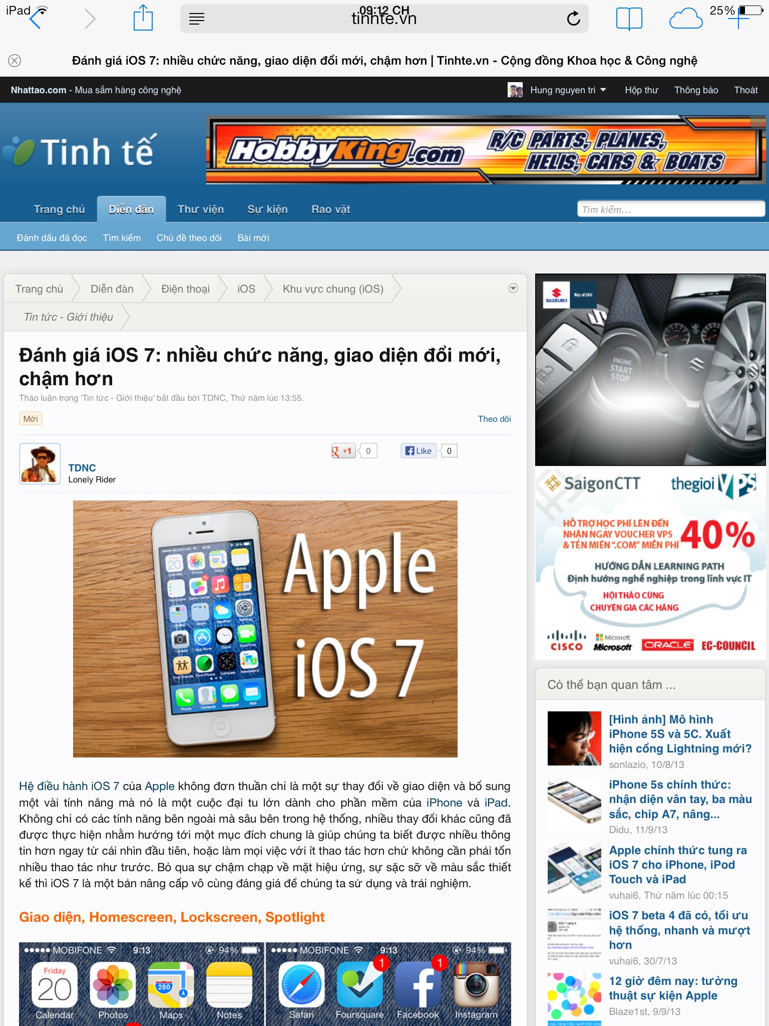 Cận cảnh các tính năng mới của iOS 7 qua ảnh | Báo Dân trí