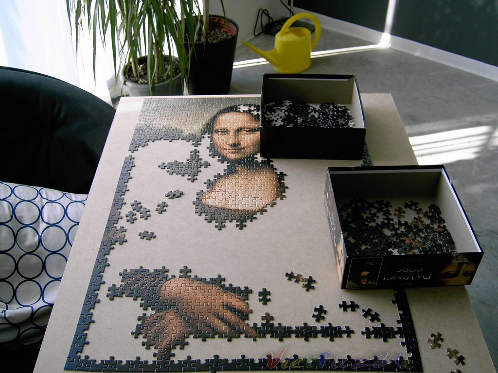 Bộ Tranh xếp hình Puzzle Mona Lisa 1000 miếng, 2000 miếng, 3000 ...