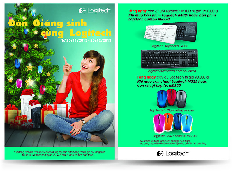 [QC] Đón giáng sinh tưng bừng cùng Logitech