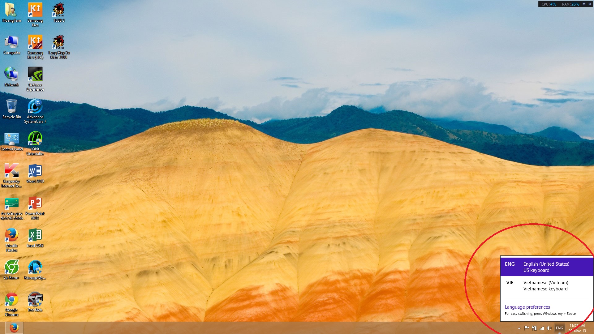 [help ] Vấn đề Vietnamese keyboard trong win 8