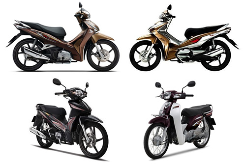 Những mẫu xe máy "số" do Honda lắp ráp và bán chính hãng tại thị trường  Việt Nam