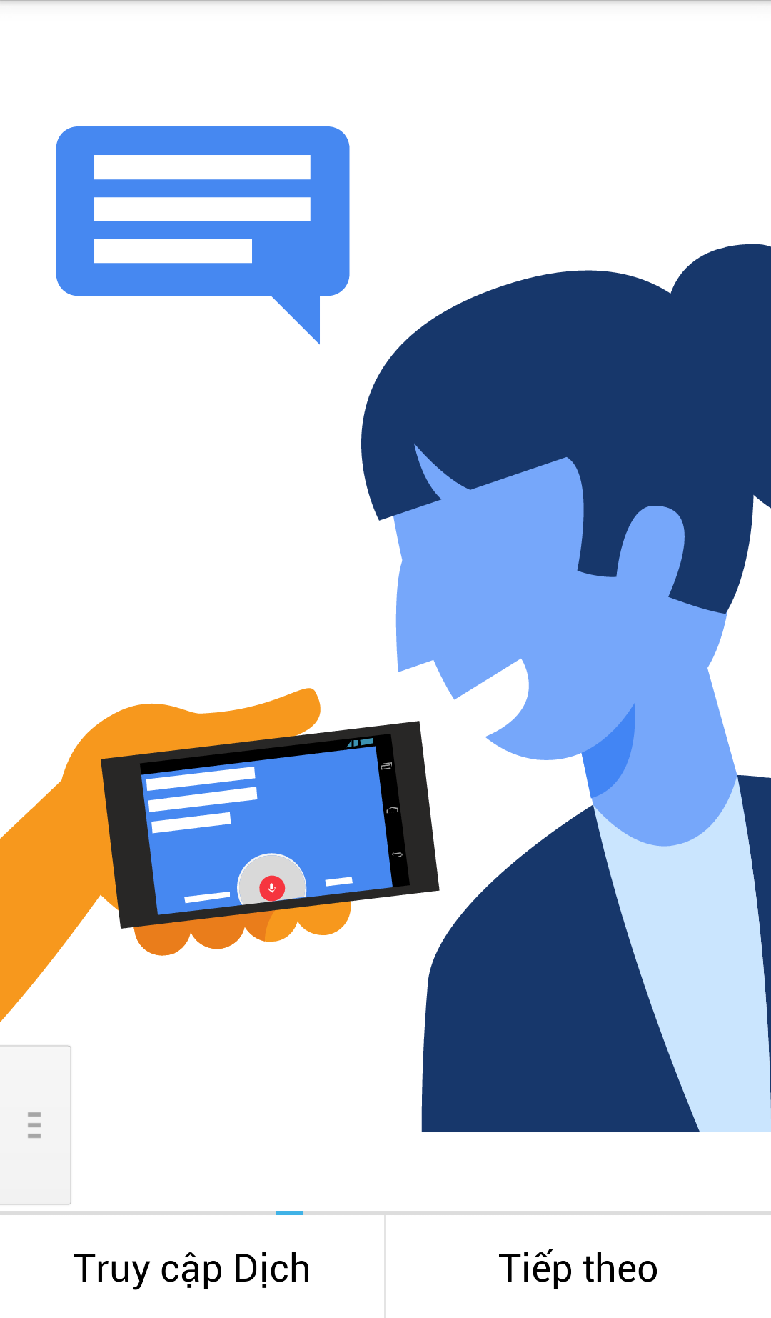 Google Translate cập nhật tính năng dịch giọng nói hai chiều. Viết