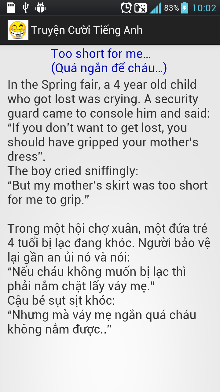 Truyện Cười Tiếng Anh Cach Học Tiếng Anh Hiệu Quả Tinh Tế